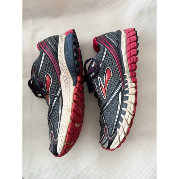 Brooks Ghost 6 Womens Running Shoes Sneakers Gray Pink Size 7 - Picture 7 of 10